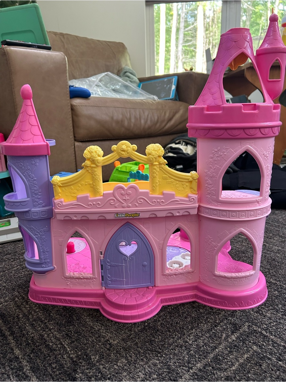 Disney Princess Little People Musical Dancing Palace Castle Only 2014 Mattel